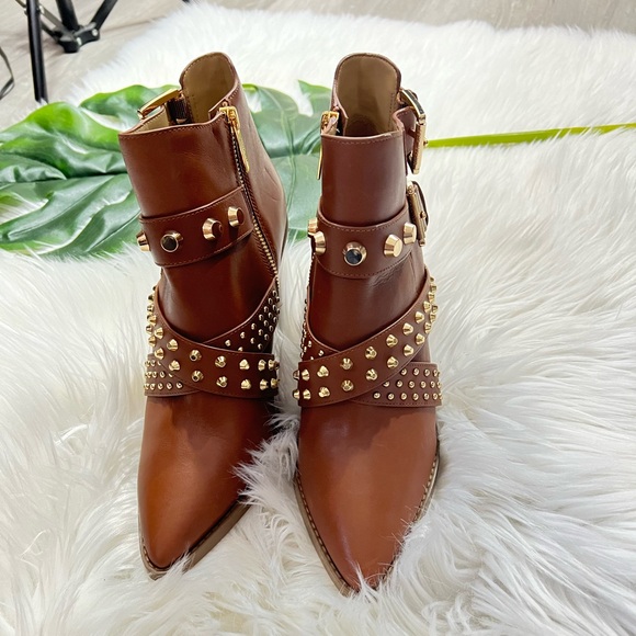 Michael Kors Dover Astor Stud Leather Ankle Boot ✨brand new✨ No box - Picture 3 of 7